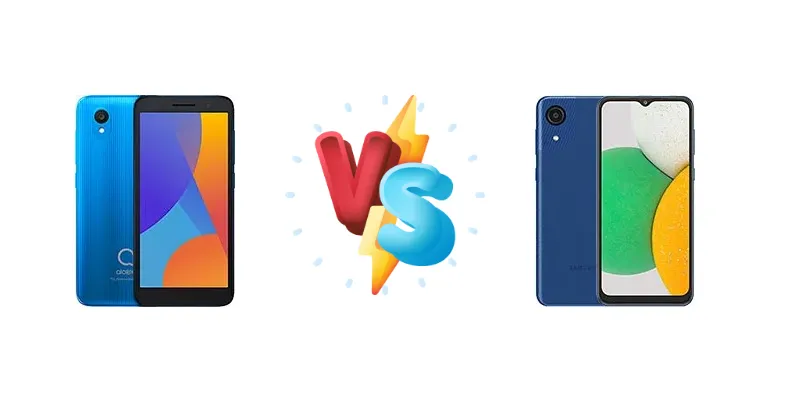 alcatel 1 (2021) vs Samsung Galaxy A03 Core