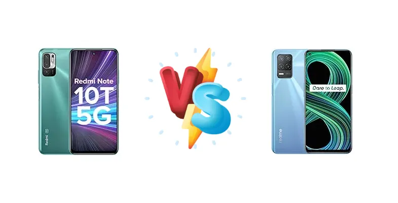 Xiaomi Redmi Note 10T 5G vs Realme 8 5G
