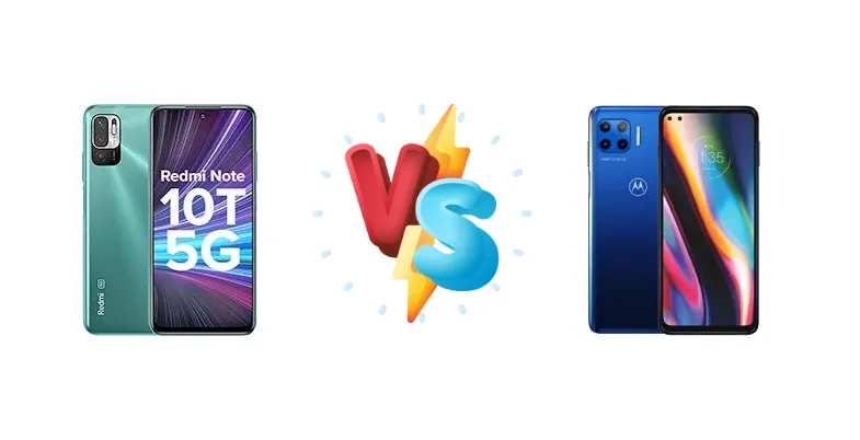 Xiaomi Redmi Note 10T 5G vs Motorola Moto G 5G Plus