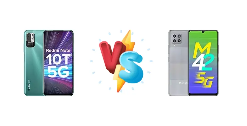 Xiaomi Redmi Note 10T 5G vs Samsung Galaxy M42 5G