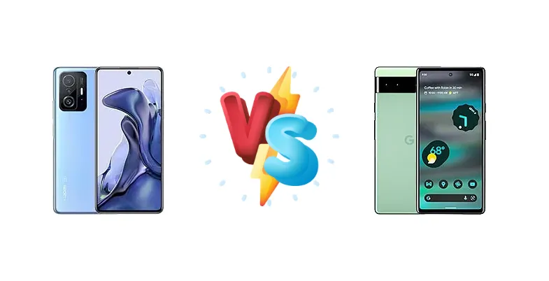 Xiaomi 11T vs Google Pixel 6a