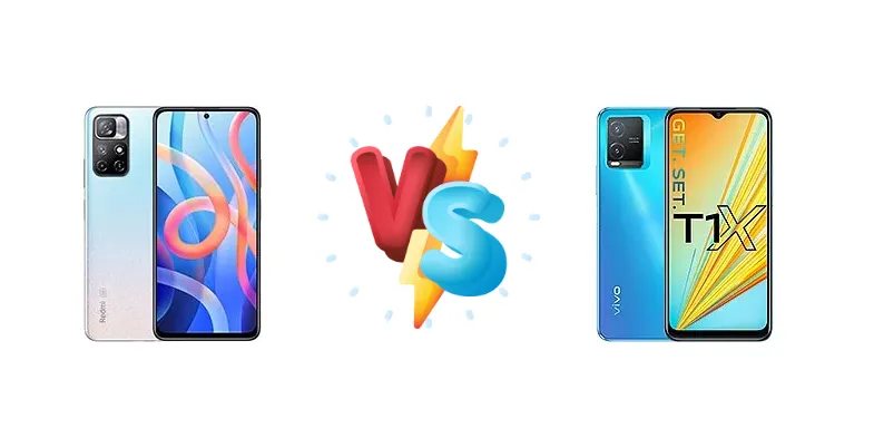 Xiaomi Redmi Note 11 (China) vs vivo T1x (India)