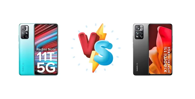 Xiaomi Redmi Note 11T 5G vs Xiaomi 11i HyperCharge 5G