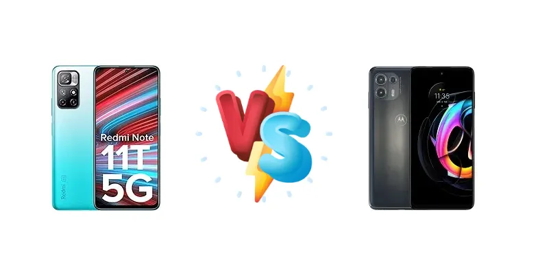 Xiaomi Redmi Note 11T 5G vs Motorola Edge 20 Fusion