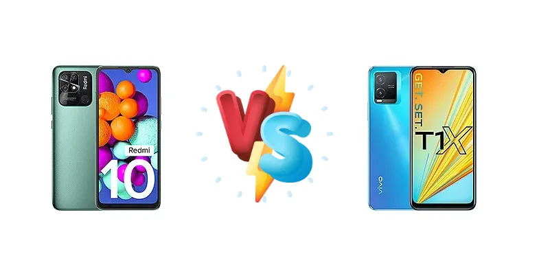 Xiaomi Redmi 10 (India) vs vivo T1x (India)