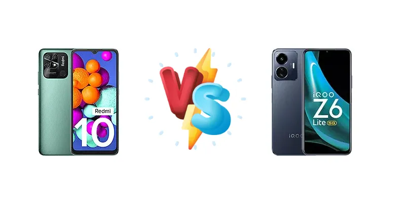 Xiaomi Redmi 10 (India) vs vivo iQOO Z6 Lite