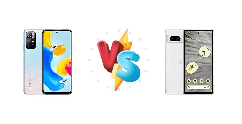Xiaomi Redmi Note 11S 5G vs Google Pixel 7a