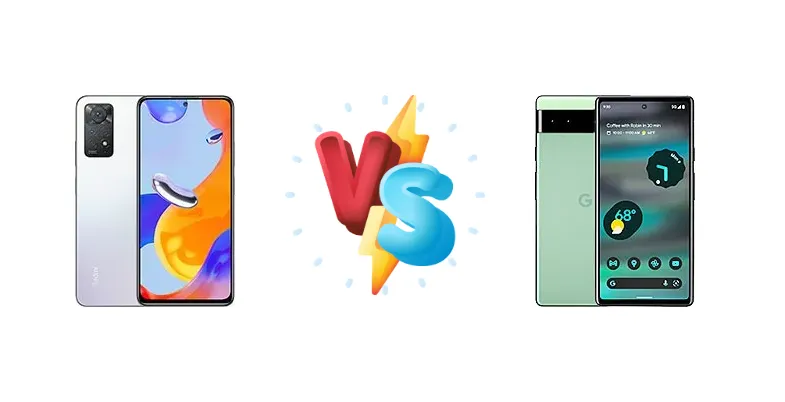 Xiaomi Redmi Note 11 Pro vs Google Pixel 6a