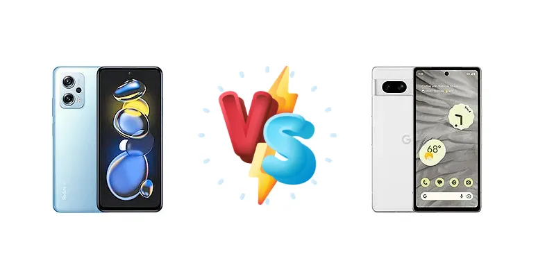 Xiaomi Redmi Note 11T Pro vs Google Pixel 7a