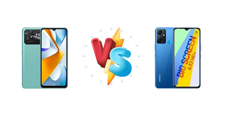 Xiaomi Poco C40 vs Infinix Smart 6 Plus (India)