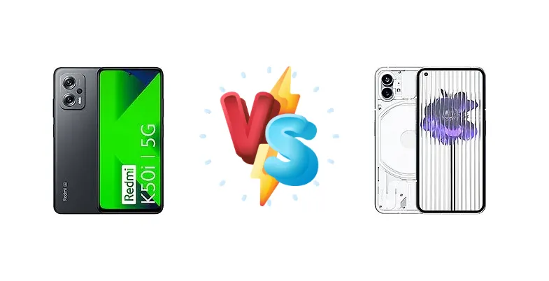 Xiaomi Redmi K50i vs Nothing Phone (1)