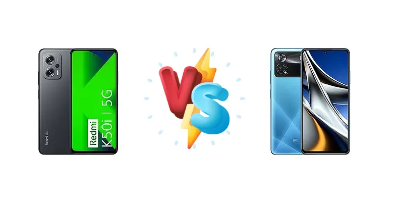 Xiaomi Redmi K50i vs Xiaomi Poco X4 Pro 5G