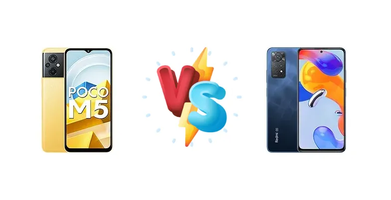 Xiaomi Poco M5 (India) vs Xiaomi Redmi Note 11 Pro 5G