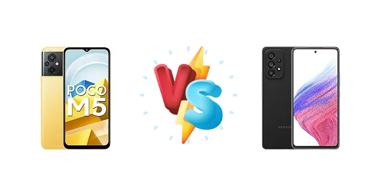 Xiaomi Poco M5 (India) vs Samsung Galaxy A53 5G