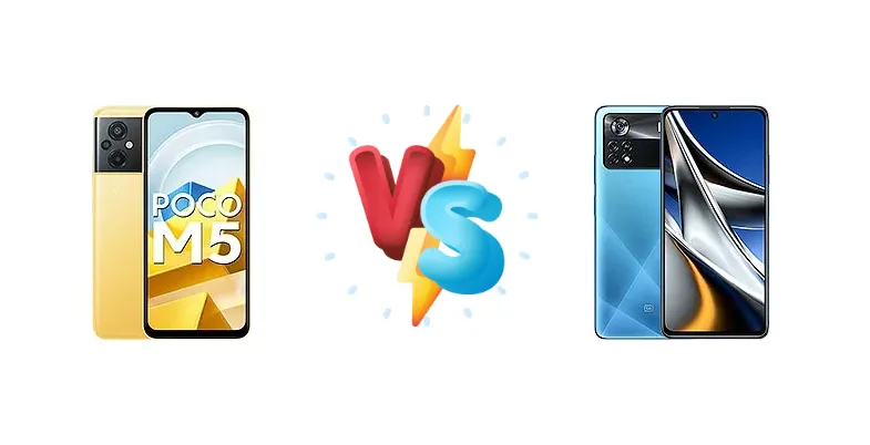 Xiaomi Poco M5 (India) vs Xiaomi Poco X4 Pro 5G