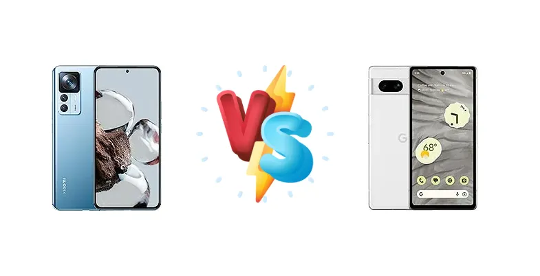 Xiaomi 12T vs Google Pixel 7a