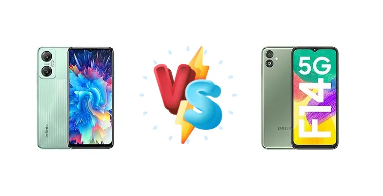 Infinix Hot 20 5G vs Samsung Galaxy F14