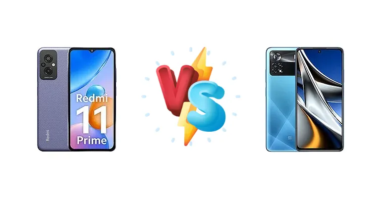 Xiaomi Redmi 11 Prime vs Xiaomi Poco X4 Pro 5G