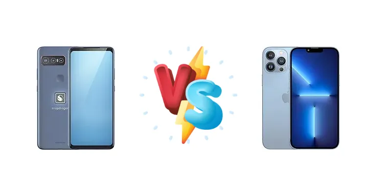 Asus Smartphone for Snapdragon Insiders vs Apple iPhone 13 Pro Max