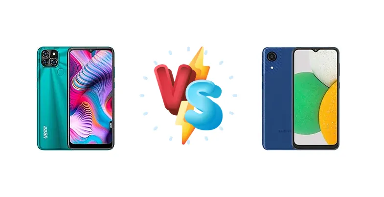 Yezz Art 3 Lite vs Samsung Galaxy A03 Core