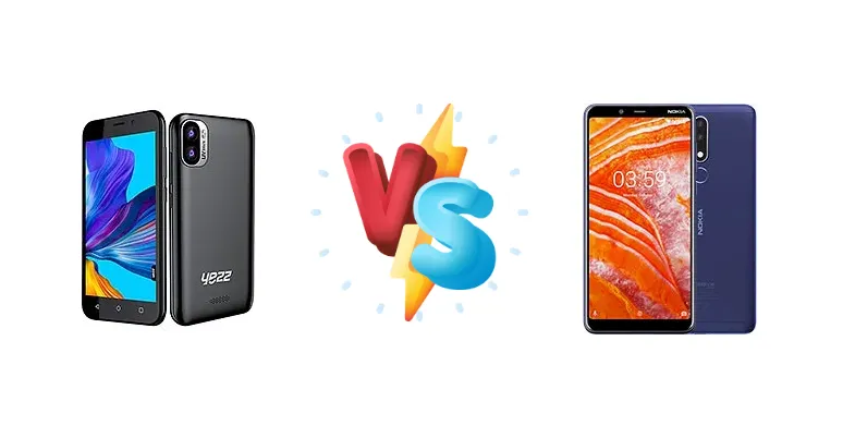 Yezz Liv 3S LTE vs Nokia 3.1 Plus