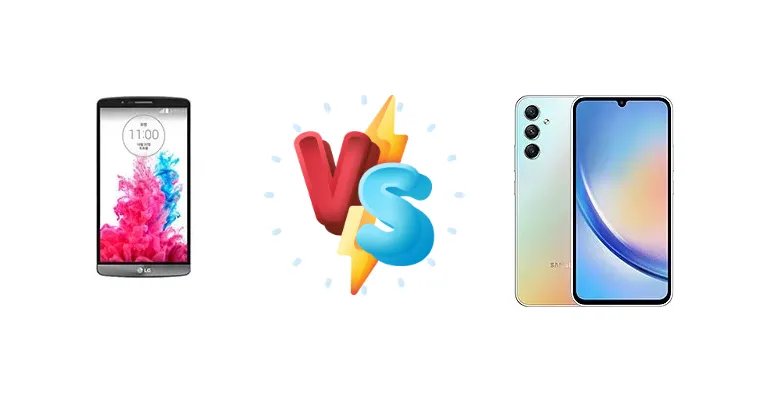 LG G3 vs Galaxy A34: Which Phone Reigns Supreme?