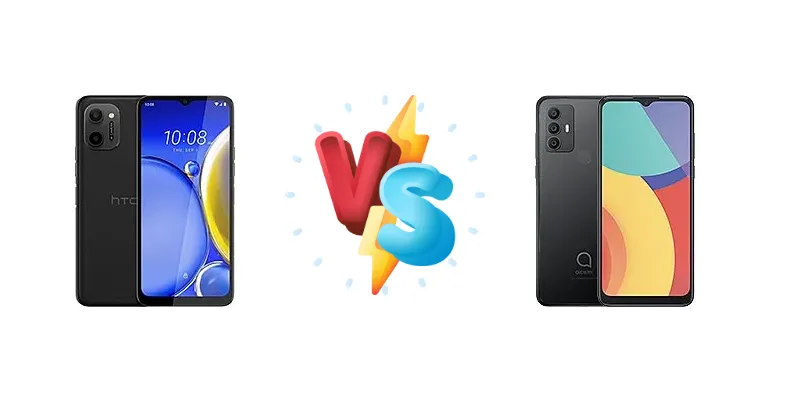HTC Wildfire E plus vs alcatel 1V (2021)