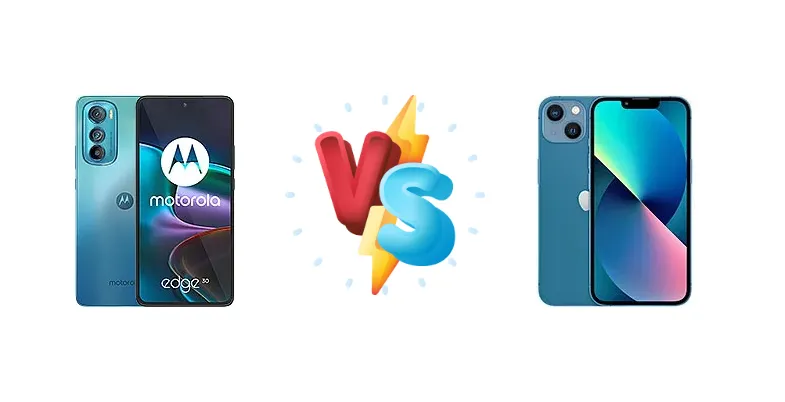 Motorola Edge 30 vs Apple iPhone 13
