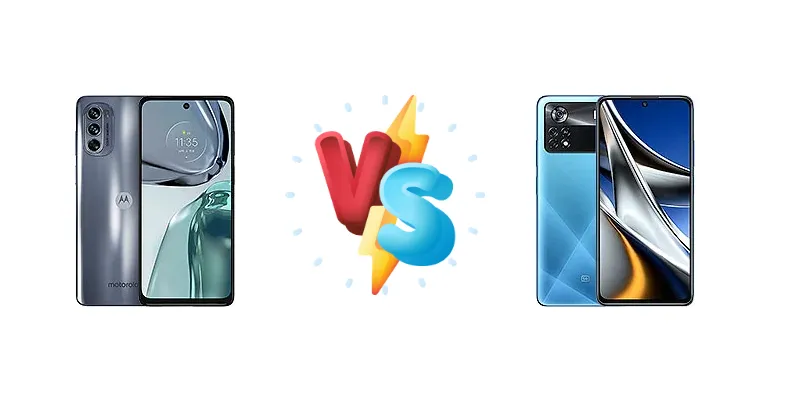 Motorola Moto G62 (India) vs Xiaomi Poco X4 Pro 5G