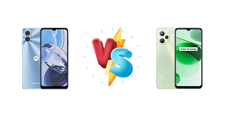 Motorola Moto E22 vs Realme C35