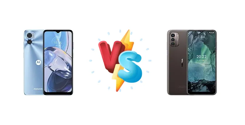 Motorola Moto E22 vs Nokia G21