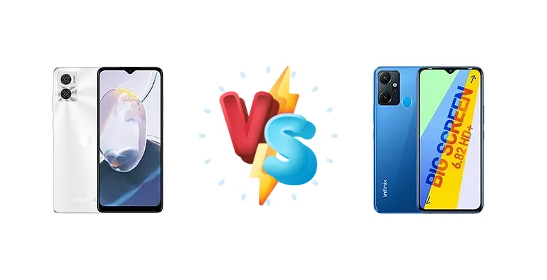 Motorola Moto E22i vs Infinix Smart 6 Plus (India)