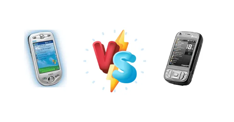 Qtek 2020 vs HTC TyTN II