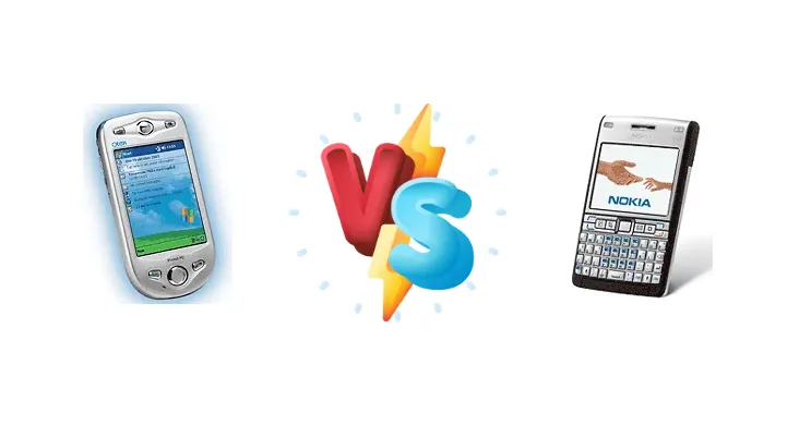 Qtek 2020 vs Nokia E61i