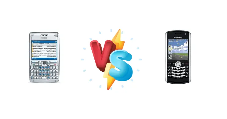 Nokia E62 vs BlackBerry Pearl 8100