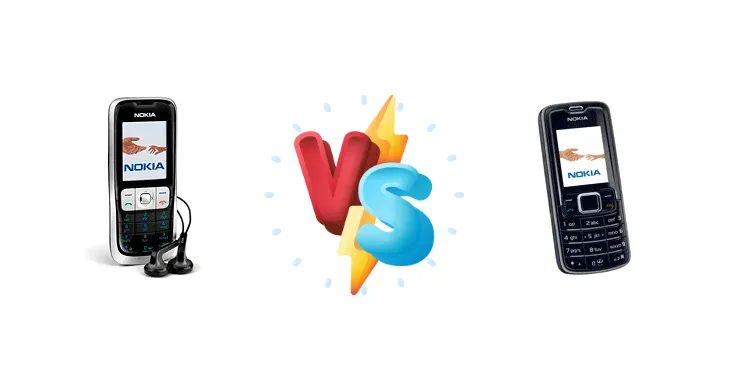 Nokia 2630 vs Nokia 3110 classic