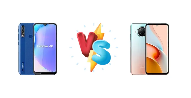 Lenovo A8 2020 vs Xiaomi Redmi Note 9 Pro 5G