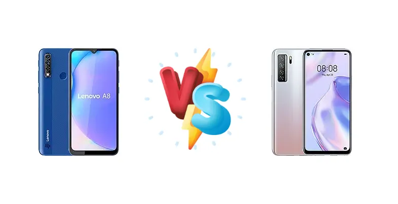 Lenovo A8 2020 vs Huawei P40 lite 5G