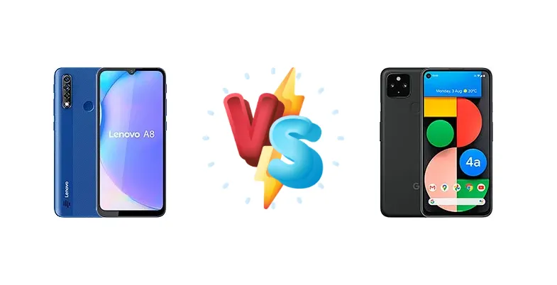 Lenovo A8 2020 vs Google Pixel 4a 5G