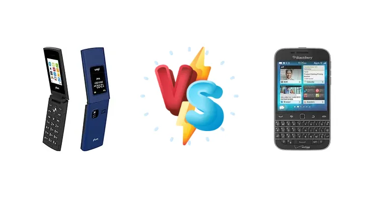 Plum Flipper LTE vs BlackBerry Classic Non Camera