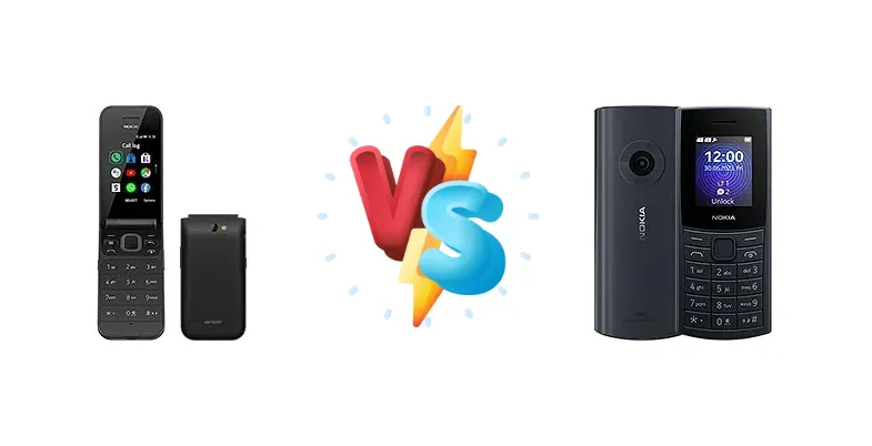 Nokia 2720 V Flip vs Nokia 110 4G 2nd Edition