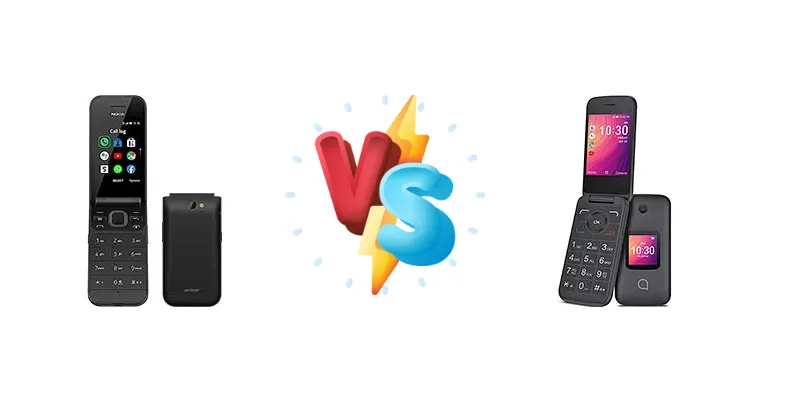 Nokia 2720 V Flip vs alcatel Go Flip 3