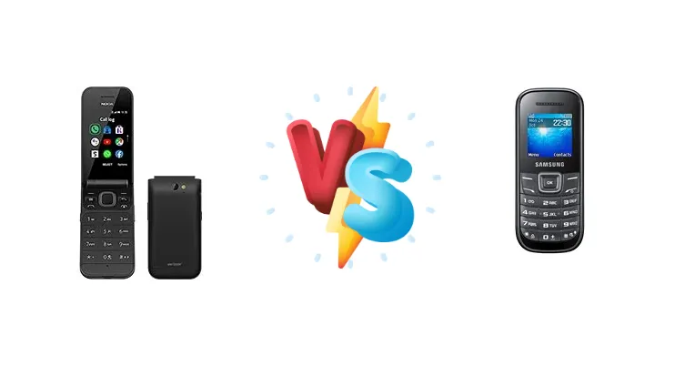 Nokia 2720 V Flip vs Samsung E1200 Pusha