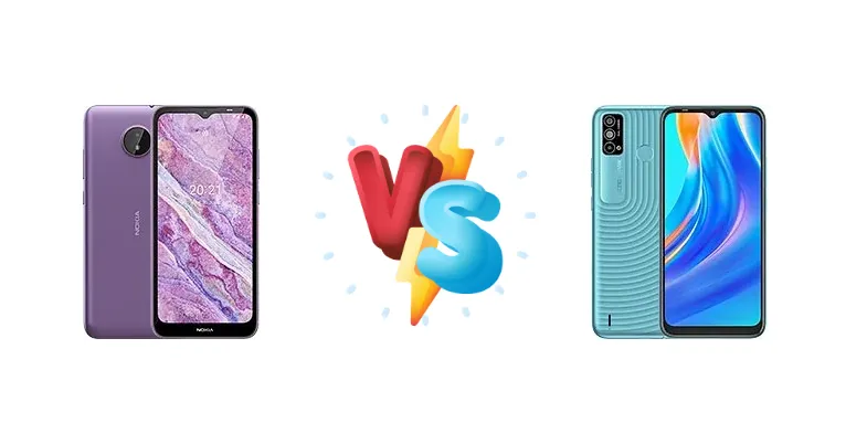 Nokia C10 vs Tecno Spark Go 2021