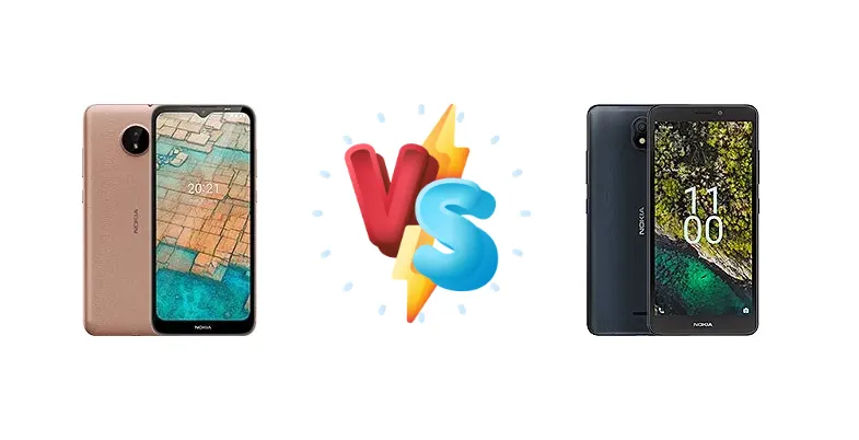 Nokia C20 vs Nokia C100