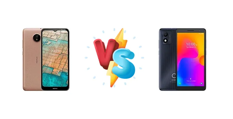 Nokia C20 vs alcatel 1B (2022)