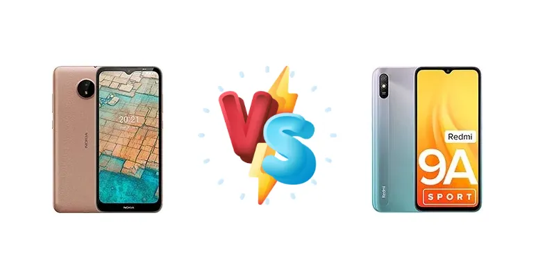 Nokia C20 vs Xiaomi Redmi 9A Sport
