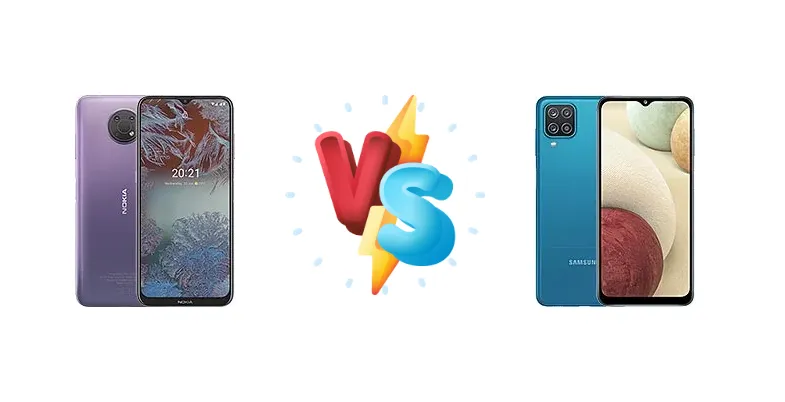 Nokia G10 vs Samsung Galaxy A12 (India)