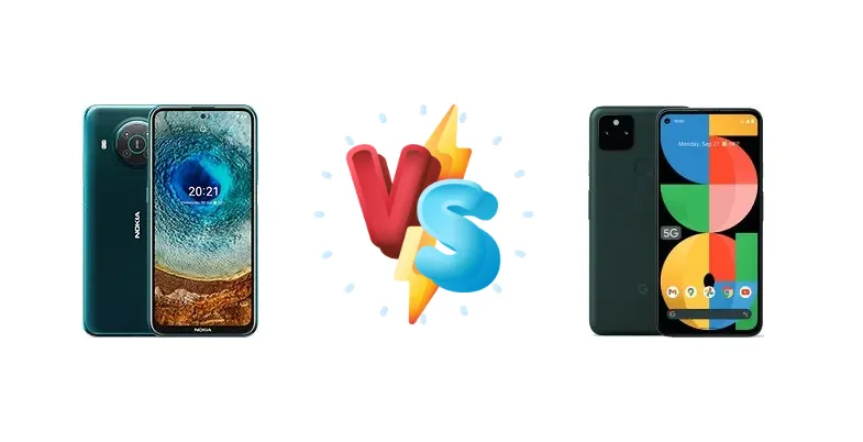 Nokia X10 vs Google Pixel 5a 5G