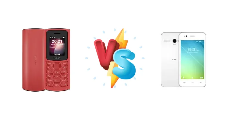 Nokia 105 4G vs Lava A50